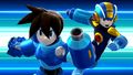Mega Man.EXE y Mega Man Volnutt SSB4 (Wii U).jpg