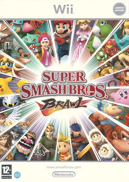 Archivo:Edición limitada (PAL) de Super Smash Bros. Brawl.jpg