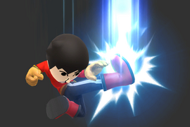 Vista previa de Patada hacha en el Taller de personajes de Super Smash Bros. for Wii U.
