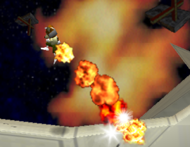 Fox de fuego en Super Smash Bros.