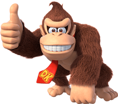 Arte oficial de Donkey Kong en Mario Party Superstars