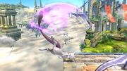 Ataque fuerte hacia arriba Mewtwo SSB4 (Wii U).JPG
