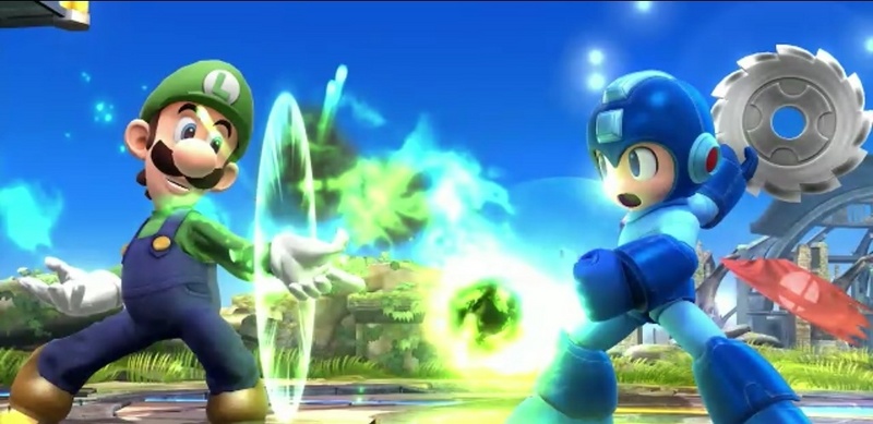 Archivo:Luigi y Mega Man en Campo de batalla SSB4 (Wii U).jpg