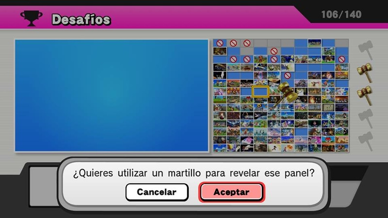 Archivo:Desafío a punto de ser desbloqueado con un Martillo Dorado SSB4 (Wii U).jpg