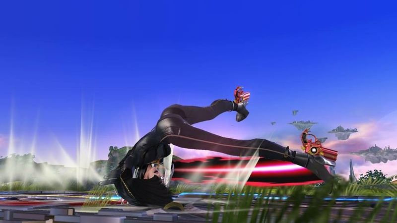 Archivo:Ataque de Recuperación Boca Abajo Bayonetta SSB Wii U.jpg