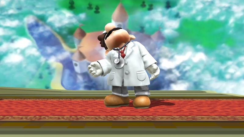 Archivo:Pose de espera 1 Dr. Mario SSB4 (Wii U).jpg