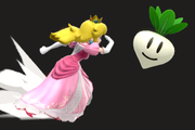 Vista previa de la Verdura de Peach en la sección de Técnicas de Super Smash Bros. Ultimate.