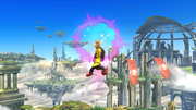 Golpe final del ataque en Super Smash Bros. for Wii U.