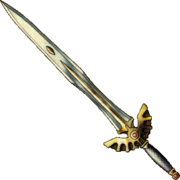 Art oficial de la Espada de Erdrick en Dragon Quest IX: Centinelas del firmamento.