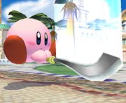 Kirby usando Cuchilla final en Super Smash Bros. Brawl.
