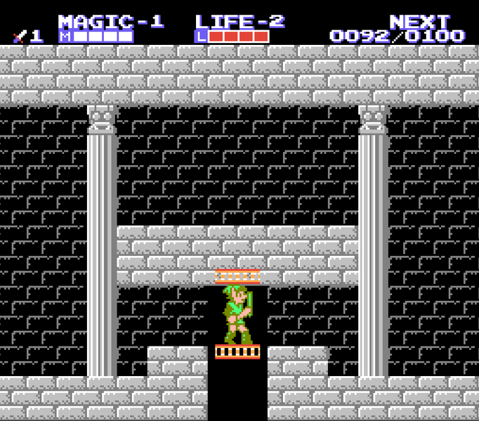 Archivo:Interior del Palacio Parapa Zelda II The Adventure of Link.png
