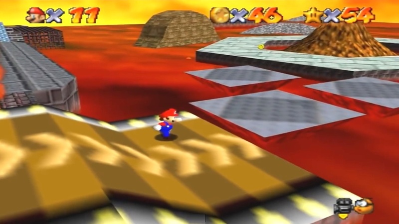 Archivo:Rampas en Lethal Lava Land en Super Mario 64.jpg