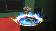 Wario usando Sacacorchos en Super Smash Bros. for Wii U.