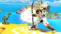 Flecha de Palutena chocando contra el Arco del Heroe SSB4 (Wii U).jpg
