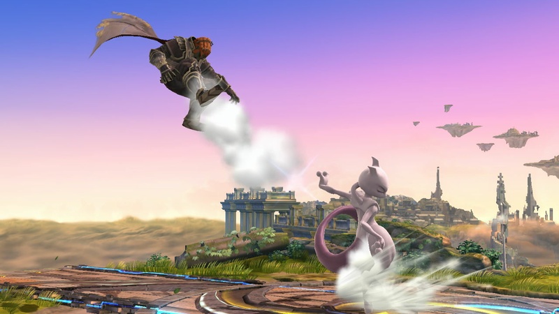 Archivo:Lanzamiento hacia atrás Mewtwo (3) SSB4 (Wii U).JPG
