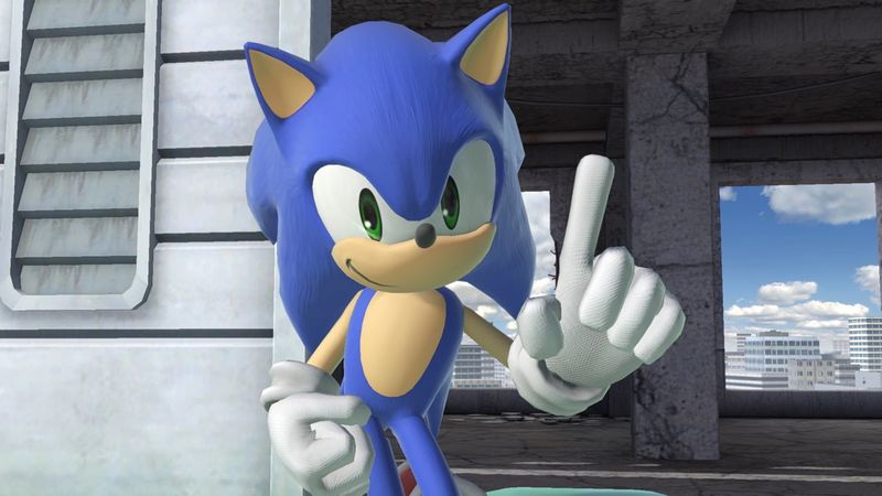 Archivo:Pose de espera Sonic SSBU.jpg