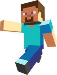 Diseño de Steve en Minecraft: Bedrock Edition