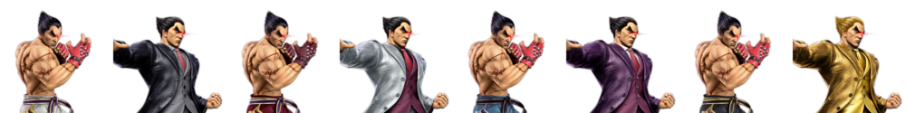 Paleta de colores Kazuya SSBU.png