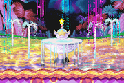La Fuente de los sueños como aparece en Kirby: Pesadilla en Dream Land.