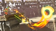 Min Min usando el Igniokram cargado en Super Smash Bros. Ultimate.