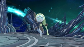 Meloetta en el escenario Destino final.