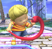 La Cuerda Serpiente en la burla lateral de Lucas.