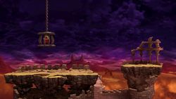 Vista general del escenario en Super Smash Bros. Ultimate.