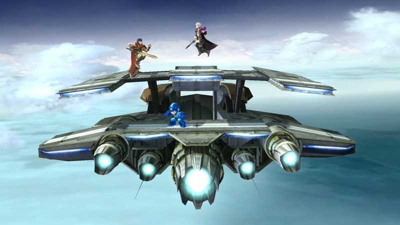 Archivo:Daraen, Ike y Mega Man en Sistema Lylat SSB4 (Wii U).jpg