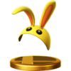 Trofeo de Capucha de conejo SSB4 (Wii U).png