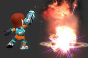 Vista previa de Llamarada en el Taller de personajes de Super Smash Bros. for Wii U.
