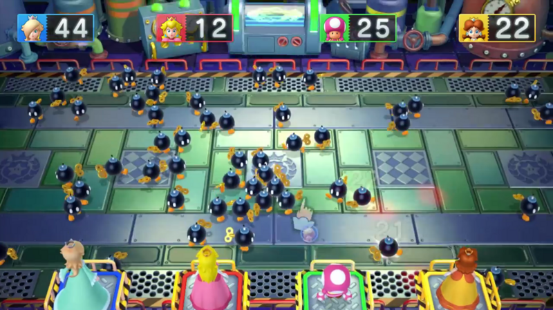 Archivo:Bob-ombas en el minijuego Bob-ombas en cadena en Mario Party 10.png