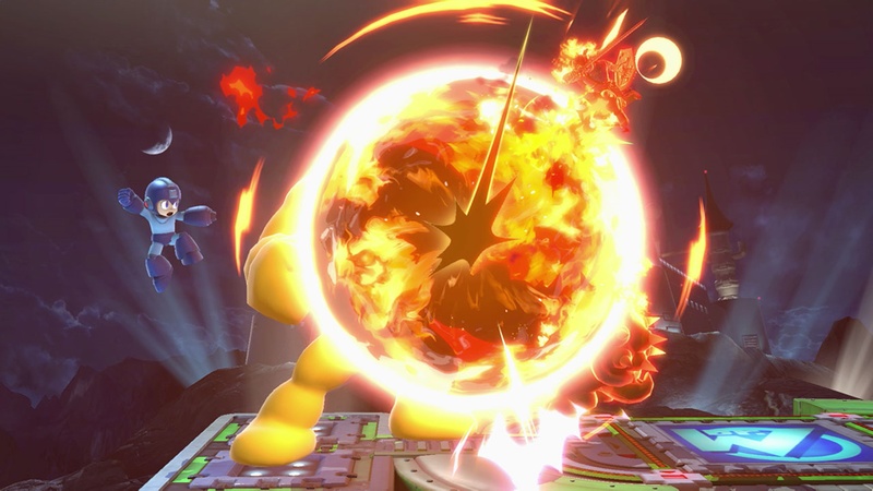 Archivo:Mega Man derrotando a Yellow Devil SSBU.jpg