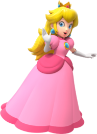 Art oficial de la Princesa Peach en Mario Party Superstars