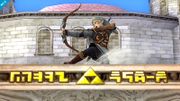 Link en el Templo en Super Smash Bros. for Wii U.
