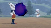 Froslass usando Bola Sombra en Pokémon Sword/Pokémon Espada y Pokémon Shield/Pokémon Escudo.