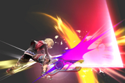Vista previa de Ataque dorsal en el Taller de personajes de Super Smash Bros. for Wii U.