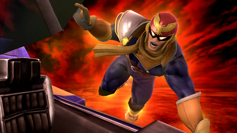 Archivo:Captain Falcon haciendo su Smash Final SSB4 (Wii U).png