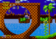Zona Green Hill en Sonic the Hedgehog.