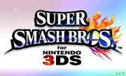 Pantalla de título para la versión de Nintendo 3DS.