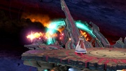 Fuego de Din en Super Smash Bros. Ultimate.
