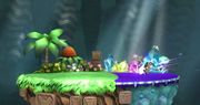 Versión Ω del escenario en Super Smash Bros. for Wii U.