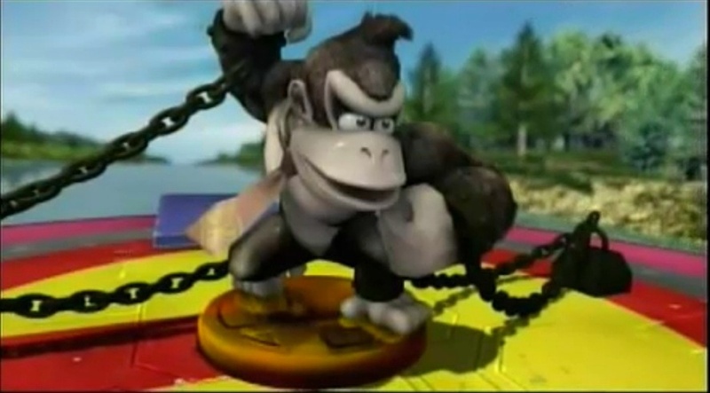 Archivo:Donkey Kong capturado en el esquife (ESE) SSBB.jpeg
