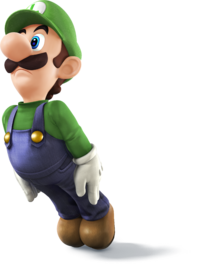 Art oficial de Luigi en Super Smash Bros. for Nintendo 3DS / Wii U