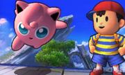 Supuesta imagen de Jigglypuff y Ness en Super Smash Bros. para 3DS.