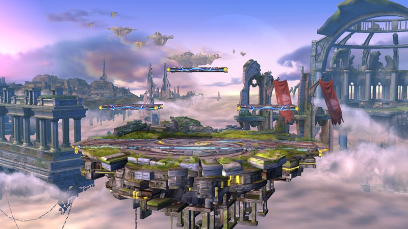 Archivo:Vista general del Campo de batalla SSB4 (Wii U).jpg