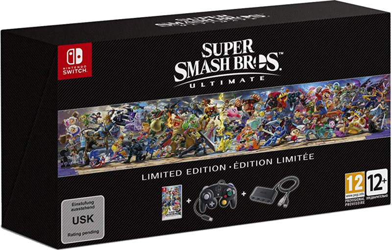 Archivo:Caja de la edición especial de Super Smash Bros. Ultimate.png