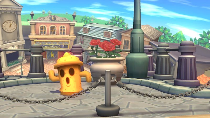 Archivo:Giroide en el fondo del escenario Ciudad Smash SSB4 (Wii U).jpg