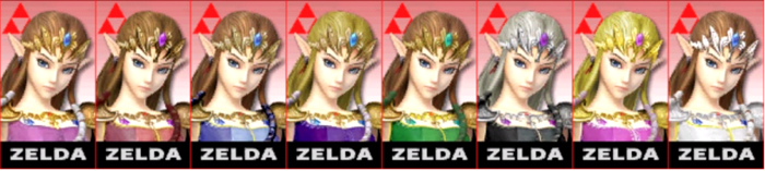 Paleta de colores de Zelda SSB4 (3DS).png