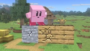 Kirby usando Crear bloque.