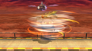 Meta Knight usando el ataque en Super Smash Bros. for Wii U.